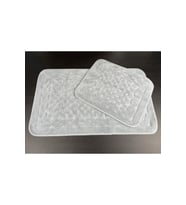 Netha Kaymaz Taban 2'li Pamuklu Banyo Paspası Yıkanabilir 60x100 50x60cm Banyo Halısı Gri