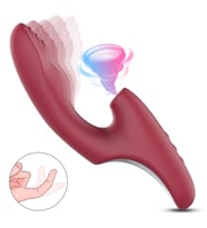 G10 - Şarjlı Akıllı Isıtmalı G-Spot ve Klitoris Emiş Uyarıcı Çift Motorlu Dalga Hareketli 2 in 1 Rabbit Vibratör