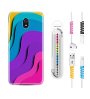 Xiaomi Redmi 8A 8 Pro 9C 9T 10C 11T Pro Kılıf Kablo Koruma Spiral Silikon Renk Cümbüşü 1631