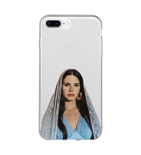 Iphone 7 PLUS - 8 PLUS Uyumlu Lana Del Rey Tasarımlı Şeffaf Telefon Kılıfı