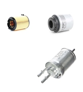 Bosch Filtre Bakım Seti Volkswagen Eos 1.4 TSI Benzinli 2011+ Hava + Yağ f. + Yakıt Filtre Bosch