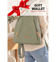 Krem 6026 Orijinal Just Polo Kadin 9 Bolmeli Orta Boy Sirt Cantasi 31x29 Cm