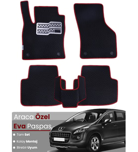 PEUGEOT 3008 (2008-2017) Uyumlu EVA Paspas Tam Set–Araca Özel,Oto Paspas
