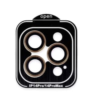 iPhone 15 Pro Max PVD Metal Kamera Lens - Turuncu