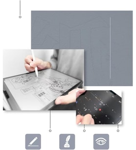 Lexroo Galaxy İle Uyumlu Tab S10 Ultra Kağıt Hisli Mat Paper Like Tablet Ekran Koruyucu, Renksiz