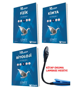 Limit Yayınları 2024-2025 Müfredat 10 Sınıf F-K-B Set Konu Anlatımı Geliştirici Mega Set Video Çözümlü (Çok Renkli)