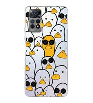 Xiaomi Redmi Note 11 Pro Uyumlu Kamera korumalı Kapak Duck Tasarımlı  Şeffaf Kılıf
