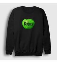 Presmono Unisex Siyah Apple The Beatles Sweatshirt 114201tt