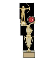 ODAK KUPA - Figürlü Kupalar - Okçu Figürlü Kupalar FG-043 C - 40 cm