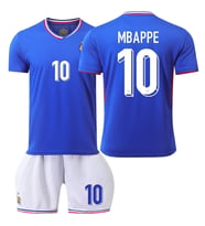 Fransa Mbappe Milli Takım 24/25 Sezon Çocuk Forması 4 Parça (Mavi)