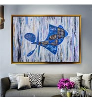 Altın Çerçeveli dekoratif tablo a803 (Gold)