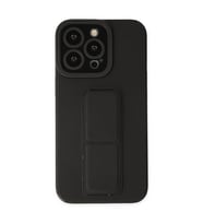 Northcity iPhone 13 Pro ile Uyumlu Mega Standlı Silikon Kılıf - Siyah