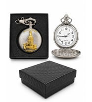Özel Kutulu Gümüş Galata Kulesi Köstekli Saat Alk5367