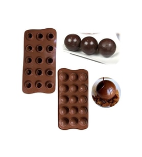 Gurmender Silikon Çikolata Kalıbı Küre 2.5 Cm