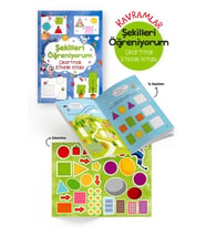 Kramlar – Şekilleri Öğreniyorum – Çıkartmalı Etkinlik Kitabı - 3 Yaş +