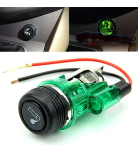 Drs Tuning Yeşil Işıklı Çakmak 12V Icca10