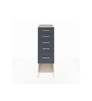 Kronos Dolap 5 Çekmeceli 44x59x134 Aytaşı-Antrasit
