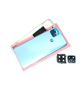 Oppo A15 A15S Full kasa Arka Pil Kapağı MAVİ