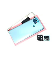 Oppo A15 A15S Full kasa Arka Pil Kapağı MAVİ