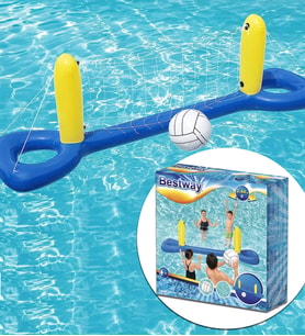 Şişme Su Voleybol Seti (244 X 64 cm) Bestway 52133 Full Voleyball Su Oyunu (Mavi)