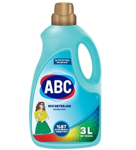 ABC Sıvı Deterjan 3 Lt Renklilere Özel
