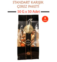 Kına Düğün Nişan Ekonomik Standart Karışık Çerez Paketi  50 G x 50 Adet