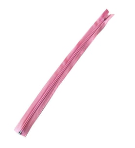 Angel Çanta Aksesuar Pembe Renk 40 Cm Plastik Diş Fermuar Fd21