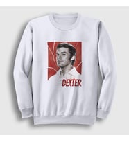 Presmono Unisex Beyaz Morgan Dexter Sweatshirt 188860tt