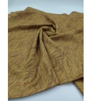 DESENLİ KETEN KUMAŞ (Sarı)