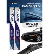 BMW 3 E36 Silecek Takımı 1991-1998 Uyumlu 530MM/500MM