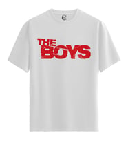 The Boys - %100 Pamuklu Erkek Beyaz Tişört - Premium Quality (Siyah - Beyaz)