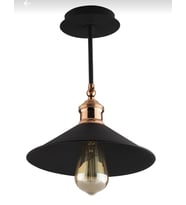 Rys Retro Metal Sarkıt Avize Rustik Bakır Mafsallı Sarkıt Avize (Burnt Olive)