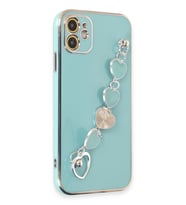 Pilelistore   iPhone 12 Kılıf Esila Silikon - Su Yeşili