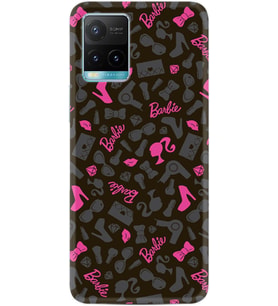 Vivo Y11S Y21S Y20 Y20S Y70 Kılıf Desemli Silikon Barbie and Shoes 1413