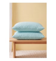 Mint Pamuklu 2'li Yastık Kılıfı 50x70 cm