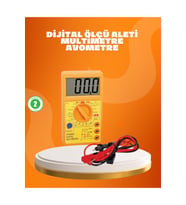 LCD Ekranlı Dijital Ölçü Aleti Ev ve Atölye Kullanımı