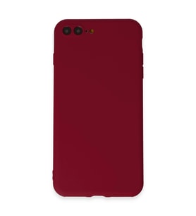 Apple İphone 7 Plus Kılıf First Silikon - Bordo