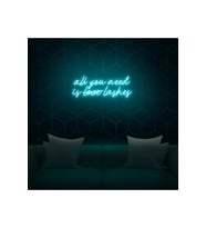 All You Need Is Love Lashes Yazılı Neon Tabela