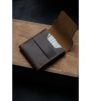 Atölye Çınar Hakiki Deri Sigaralık - Tabaka (Antik Taba)