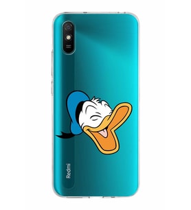 Xiaomi Redmi 9A Uyumlu Kapak Donald Duck Tasarımlı Şeffaf Silikon Kılıf