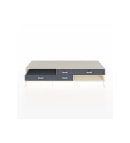 Kronos TV Ünitesi Tek Raflı 4 Çekmeceli  220x59x51 Aytaşı-Antrasit