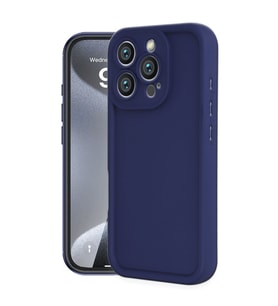 Iphone 16 Kılıf Viera Silikon - Lacivert
