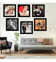 Yapışkanlı 6 lı Fotoblok türü çerçeveler 20x20