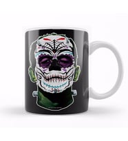 Dia De Los Muertos Day Of The Dead Monster Kupa Bardak Porselen