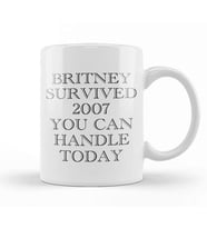 Britney Survived 2007 04 Kupa Bardak Porselen