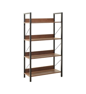 Adore Mobilya Profile 4 Raflı Kitaplık-Koyu Ceviz(Oslo Ceviz) 73x136x35 cm (GxYxD)