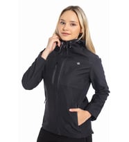 Crozwise Antrasit Kadın Su Geçirmez Softshell Outdoor Mont / Ceket - 5037-06