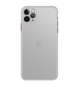 Apple iPhone 11 Pro Transparent Slim Case Mat Şeffaf