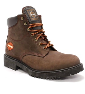 Harley Davidson 556 Mid Dark Brown Nubuk Erkek Bot (KAHVE)
