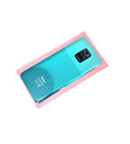 Tkgz Xiaomi Redmi NOTE 9S Arka Kapak Batarya Kapağı (Cam Kamera Camı) Yeşil